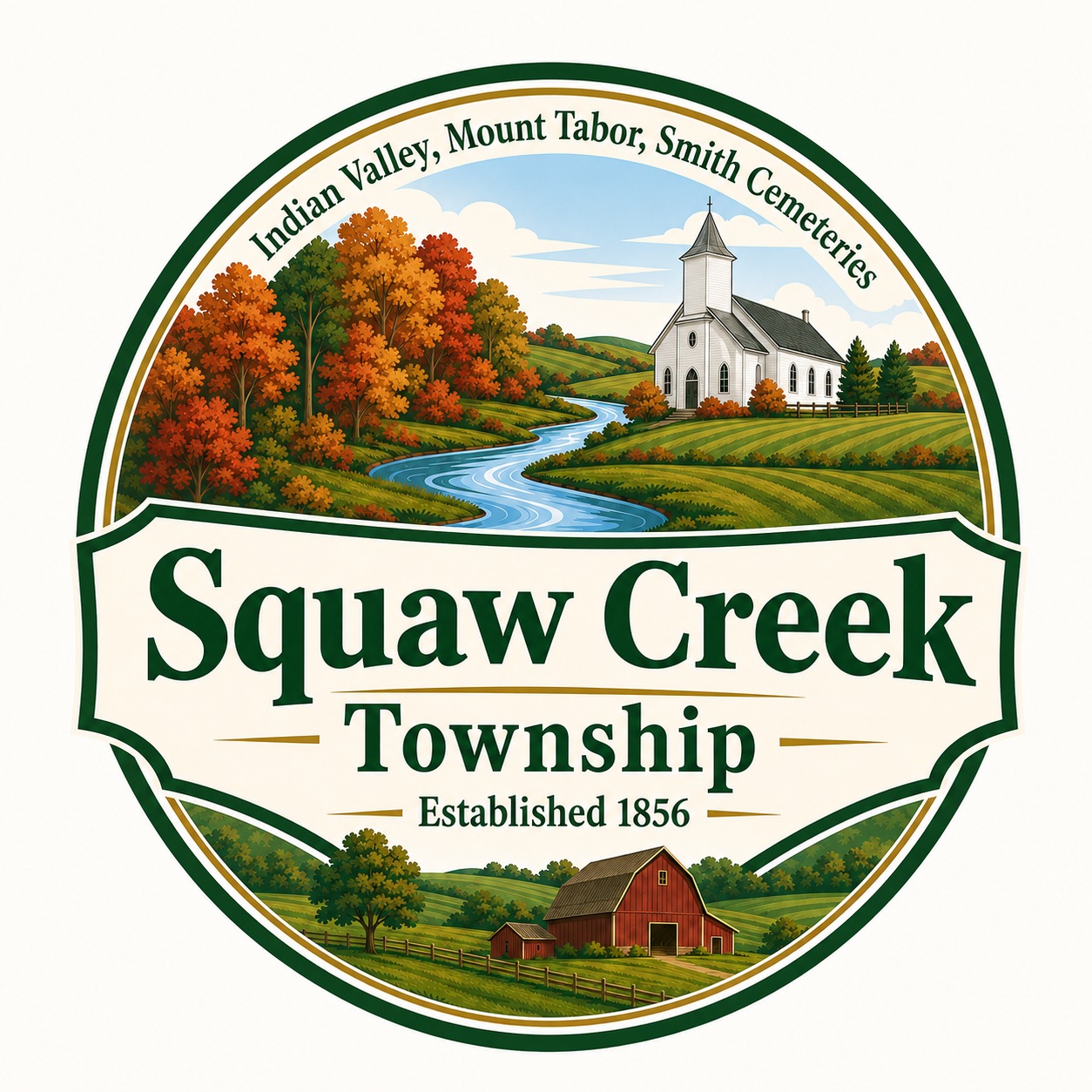 Squaw Creek Township Logo